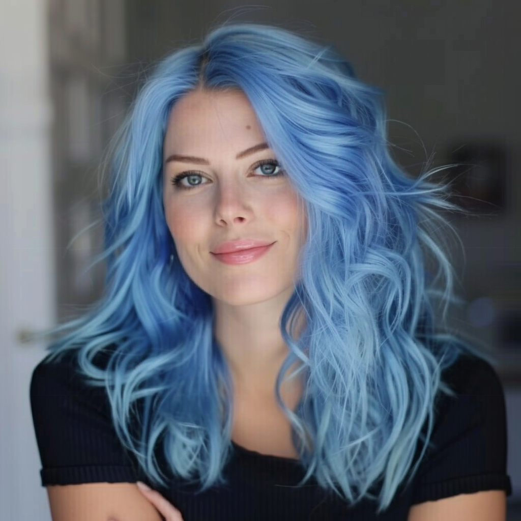 Blue Hairstyle Ideas_2