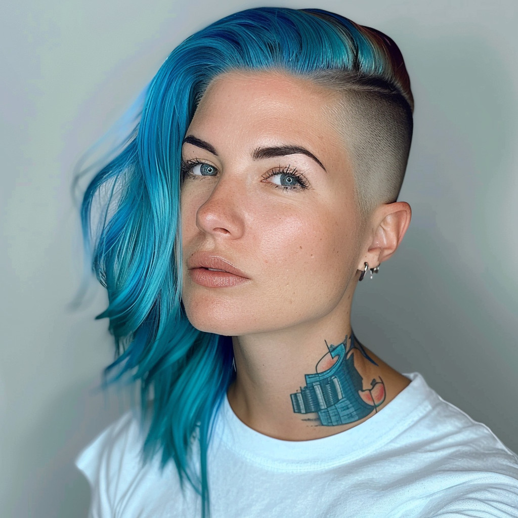 Blue Hairstyle Ideas_5