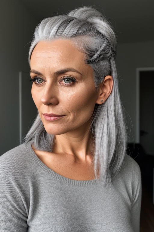 Gray Hair Blending Ideas_11