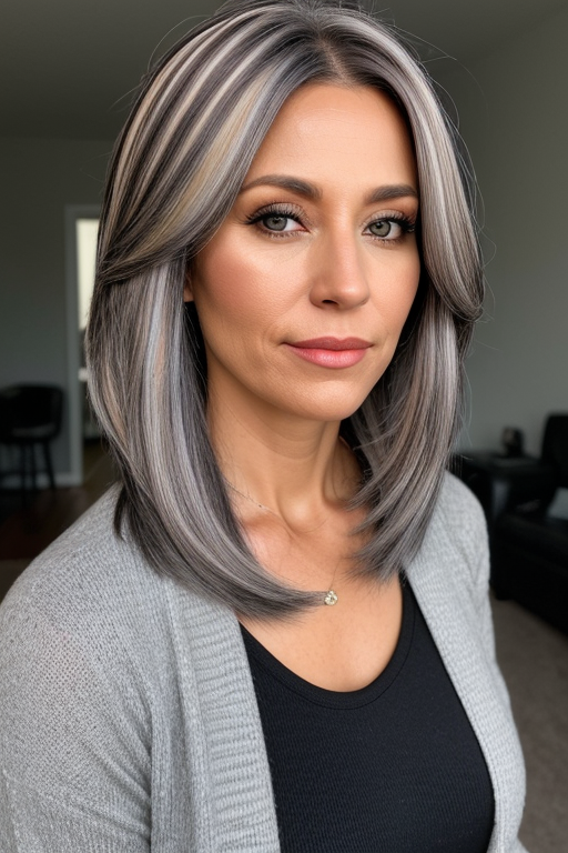 Gray Hair Blending Ideas_14