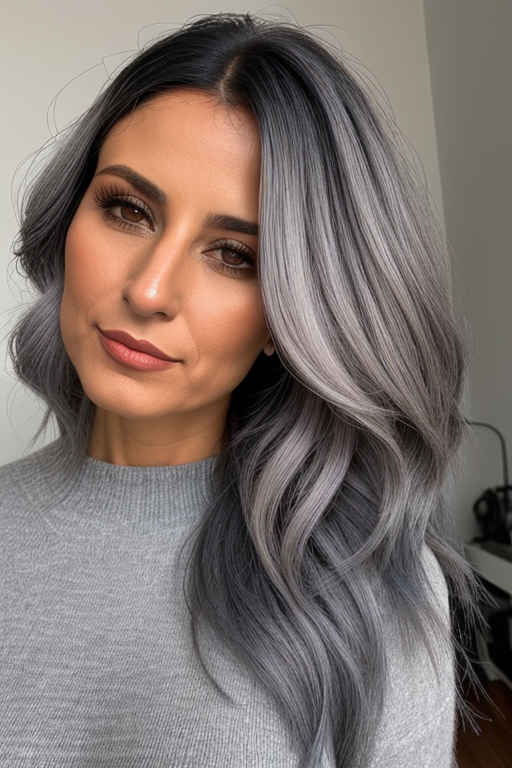 Gray Hair Blending Ideas_4