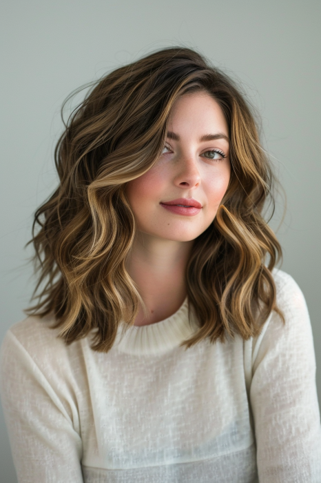 Hairstyles for Thick Wavy Hair_18