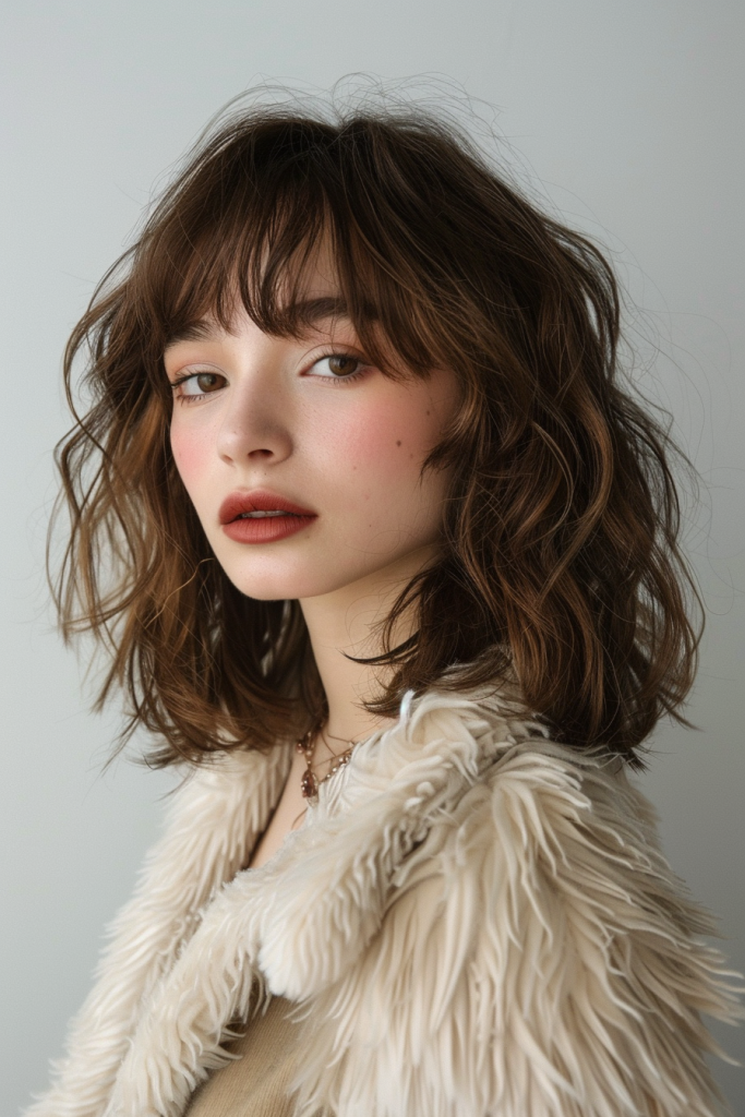 Medium Haircuts with Bangs_21