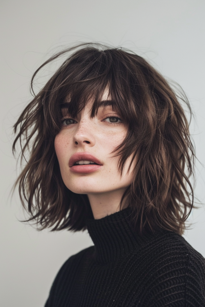 Medium Haircuts with Bangs_5