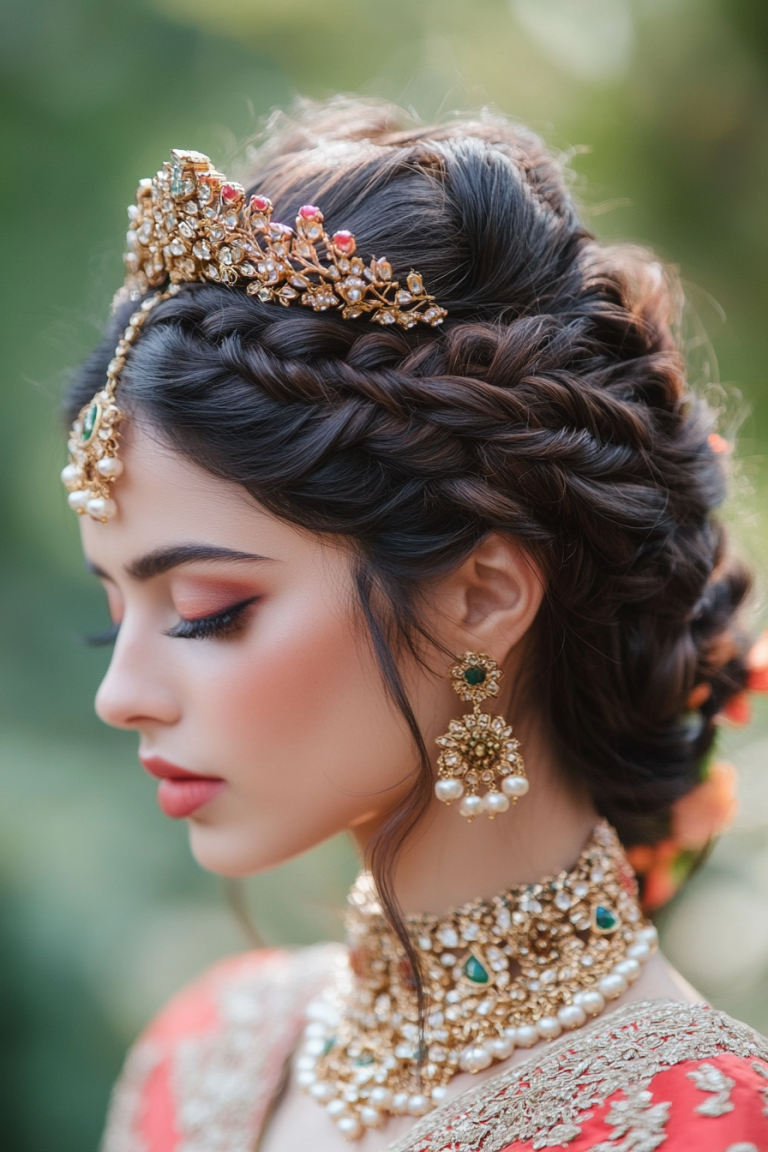 19 Stunning Bridal Hairstyles to Shine at Your Indian Wedding