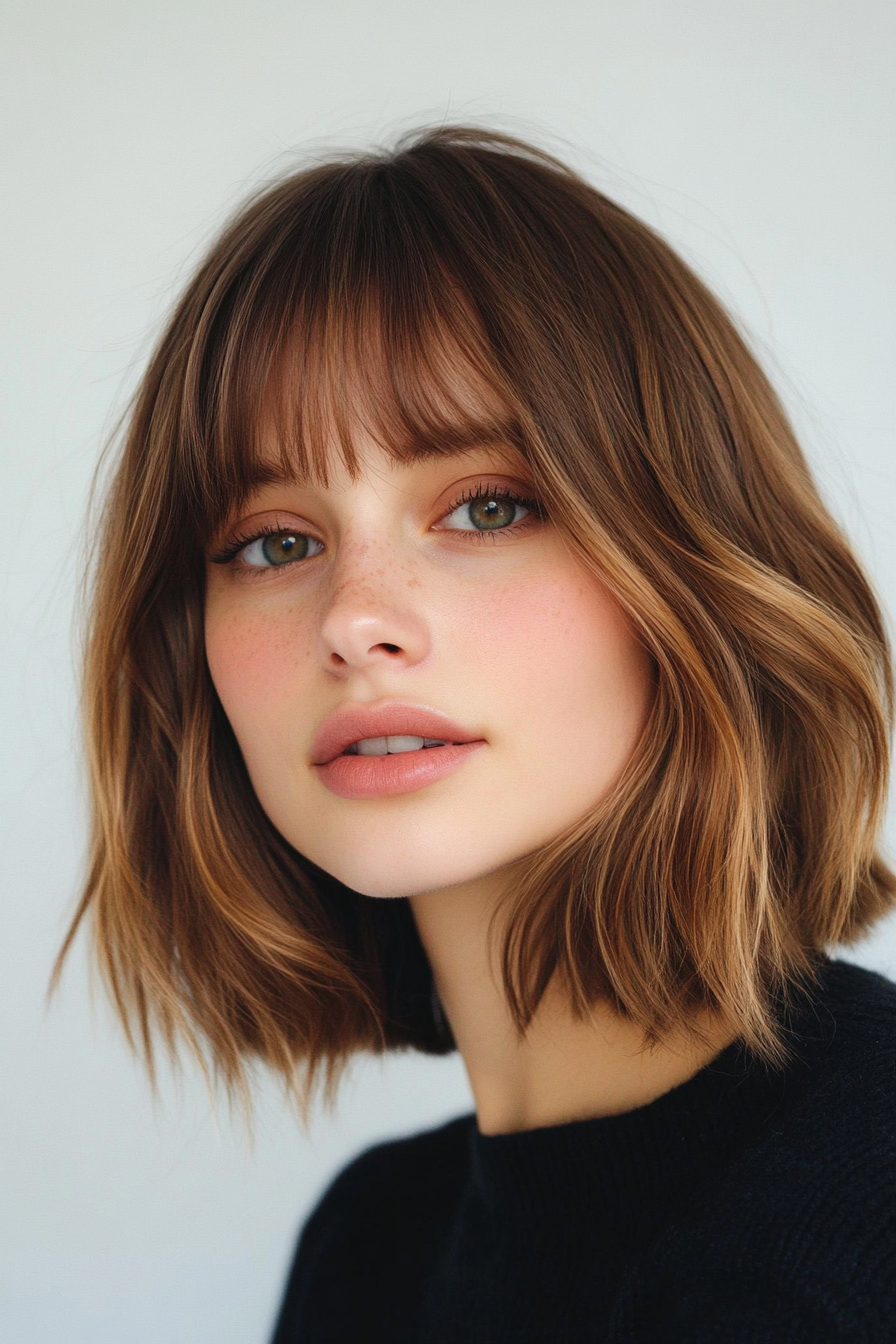 Shoulder_Length_Hairstyles_With_Curtain_Bangs_8