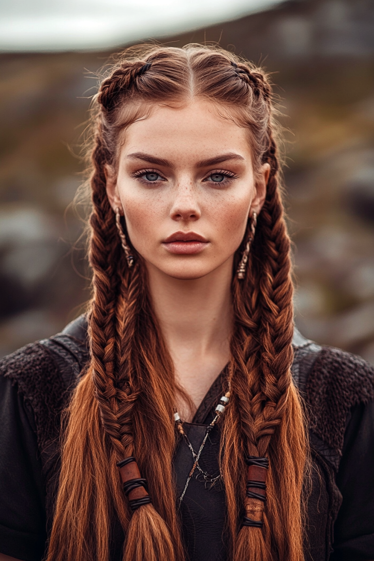 Braids, Knots, and Curls: 15 Viking Hairstyles for Women You Need to Try