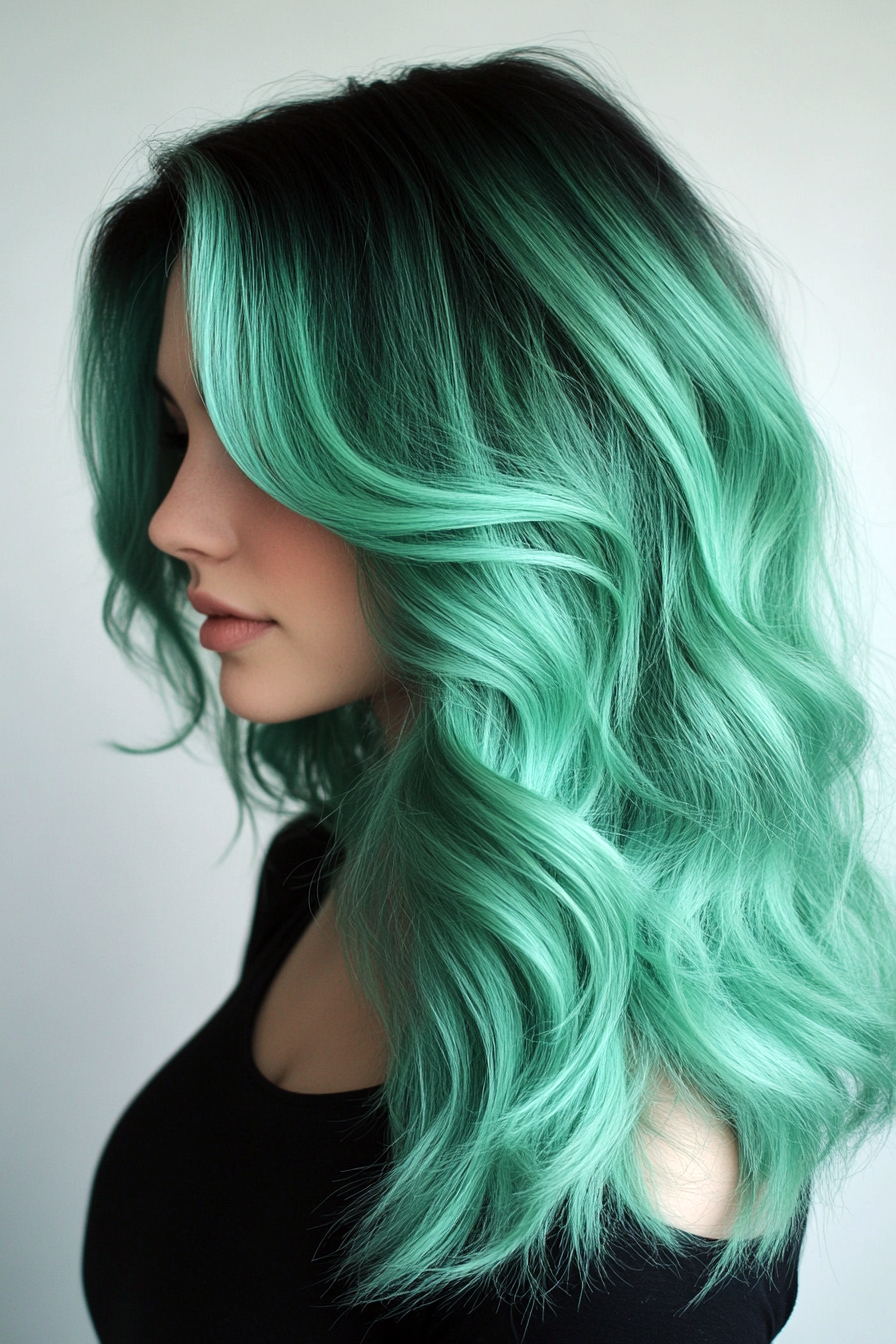 Green_Ombre_Hair_1