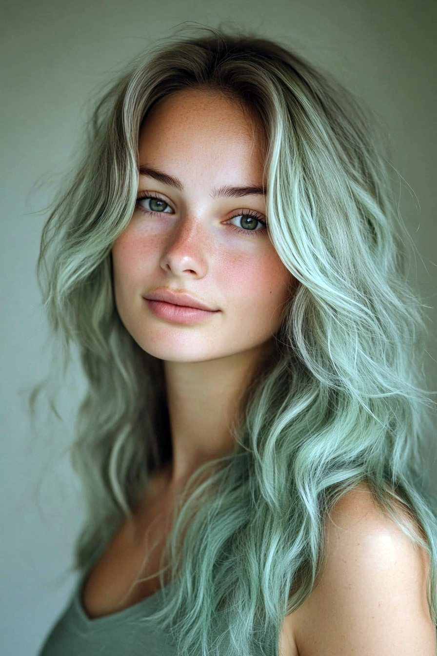 Vibrant Shades of Nature: 19 Stunning Green Ombre Hair Ideas to Inspire ...