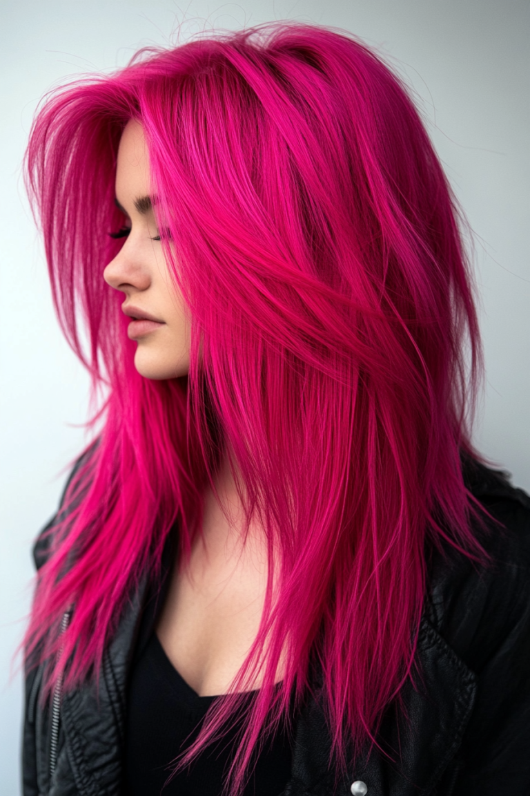 Vibrant and Bold: 21 Stunning Neon Pink Hair Inspirations