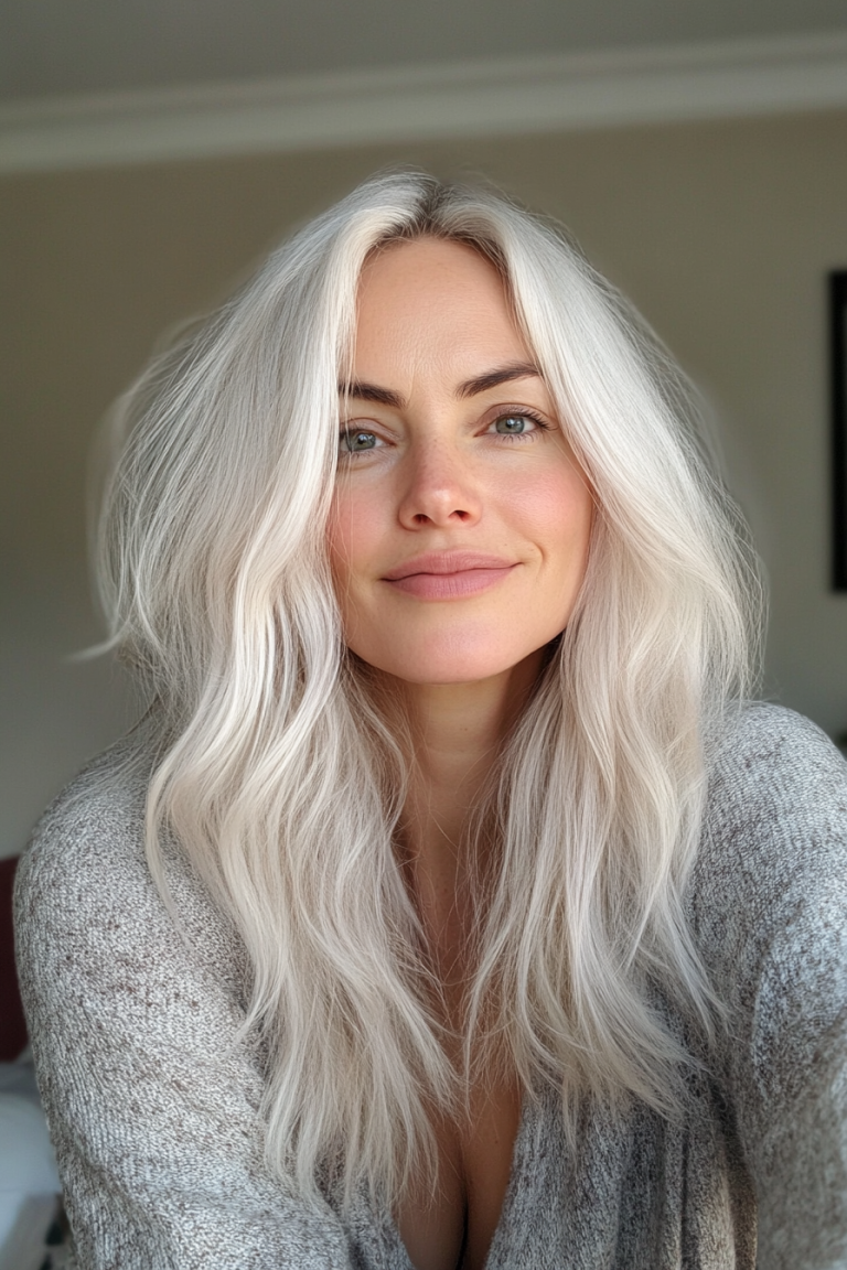 Chill Out with These 15 Stunning Icy Blonde Balayage Inspirations