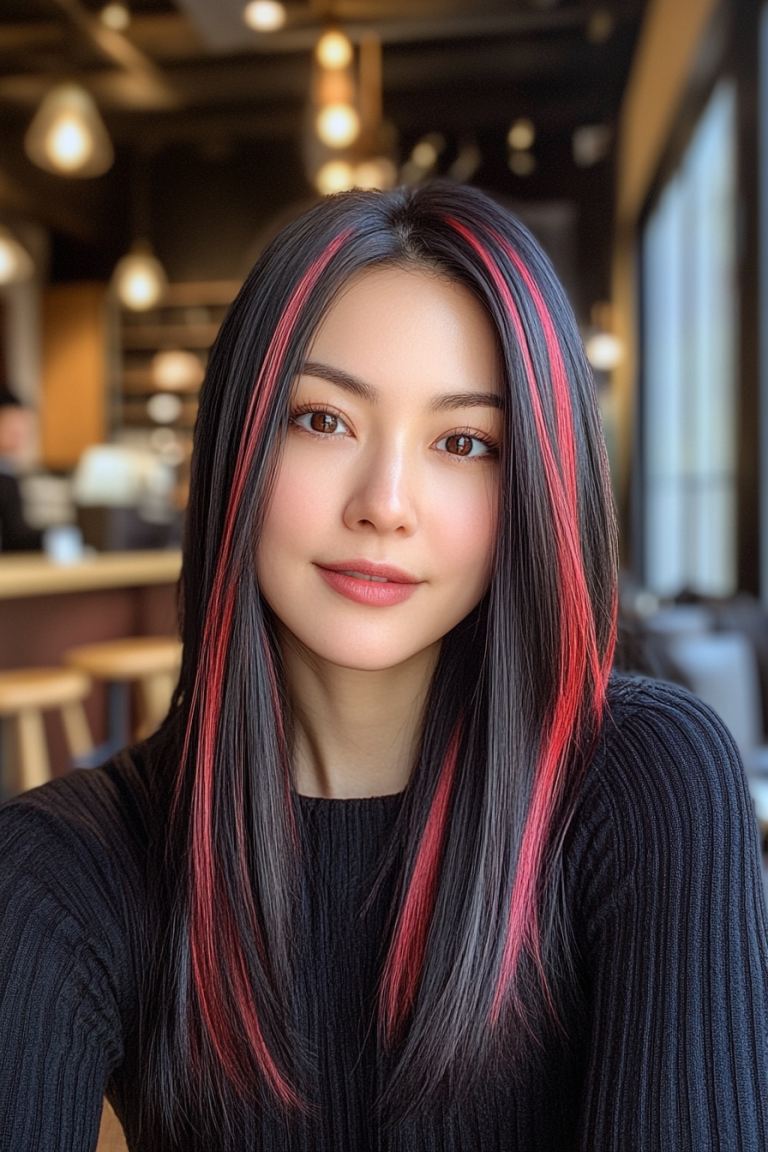 16 Stunning Red Hair with Black Highlights Styles to Transform Your Look