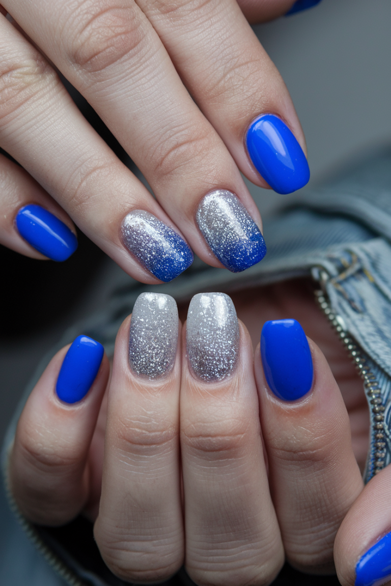 Chic and Trendy: 15 Stunning Blue Nail Inspiration Ideas