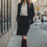 Step into Style: 16 Chic Outfit Ideas Featuring Burgundy Boots