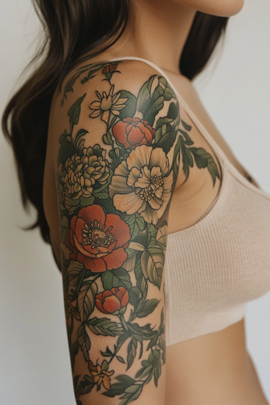 Half_Sleeve_Tattoos_for_Women_2