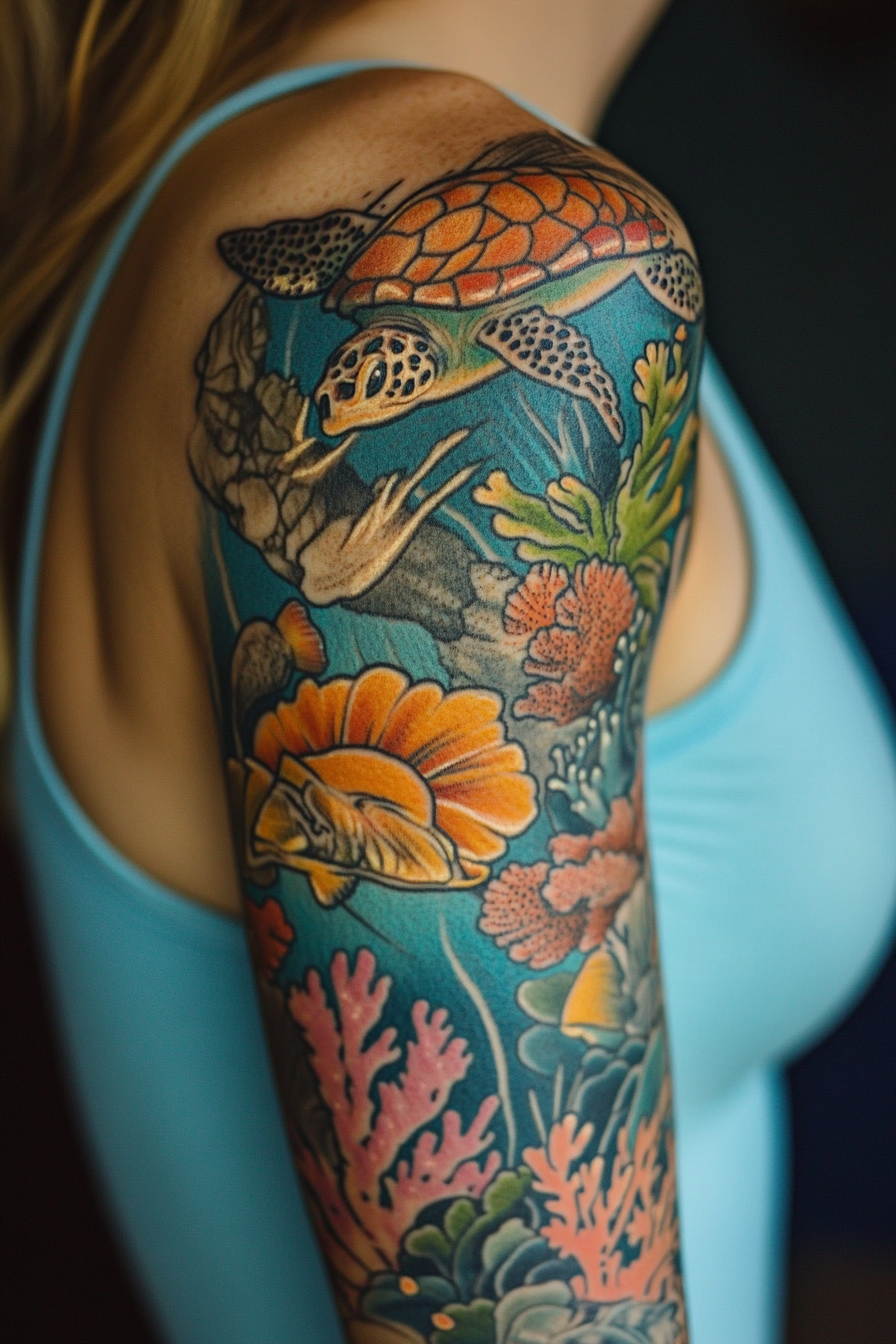 Half_Sleeve_Tattoos_for_Women_17