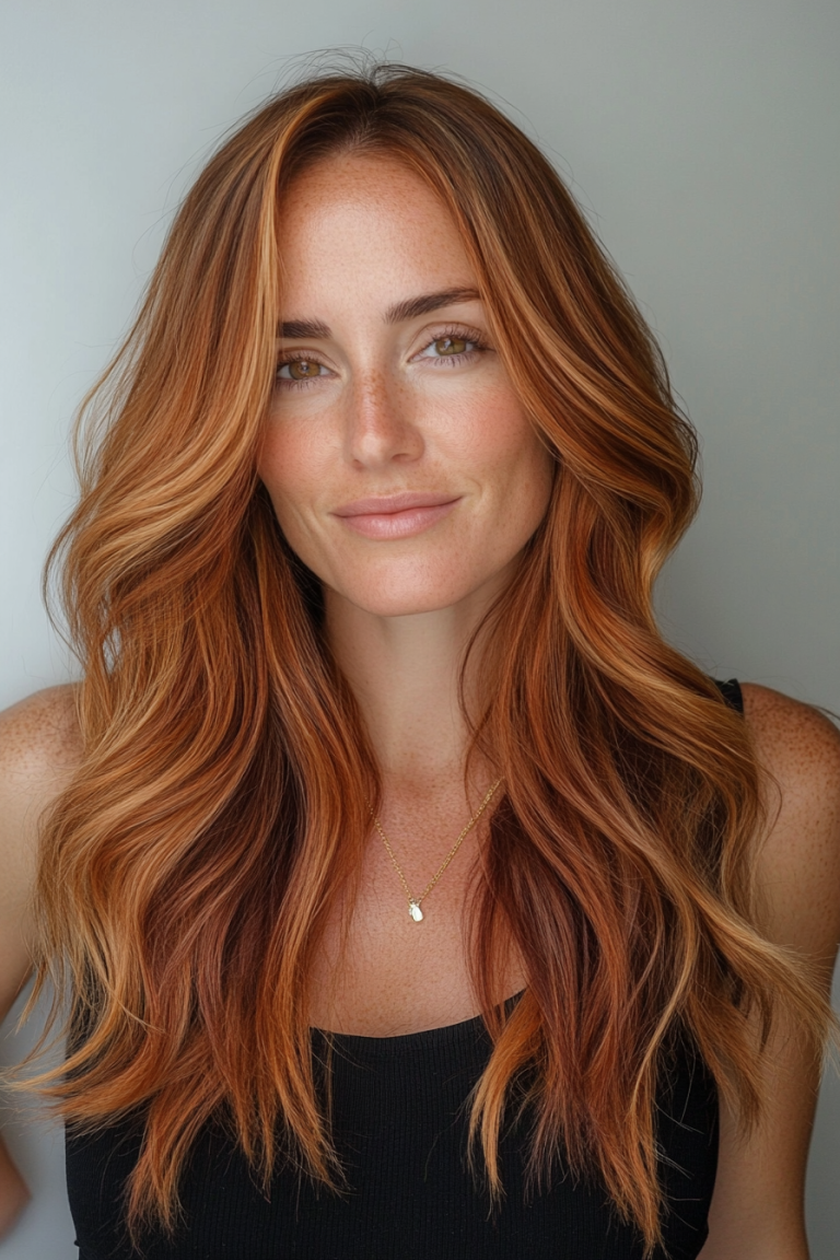 Ginger Balayage Bliss: 18 Inspiring Ideas for Your Next Hair Transformation