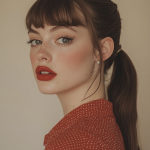 Stylish and Fun: 17 Ponytail Ideas Featuring Bangs