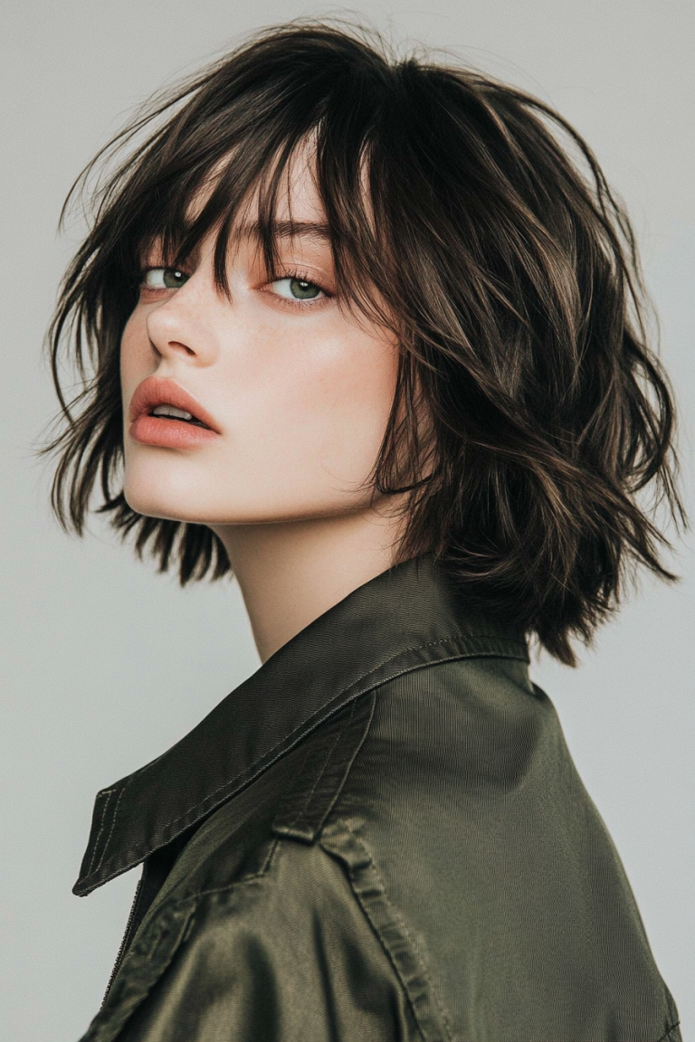 Unleash Your Inner Wild: 15 Stunning Wolf Cuts with Bangs to Try Now
