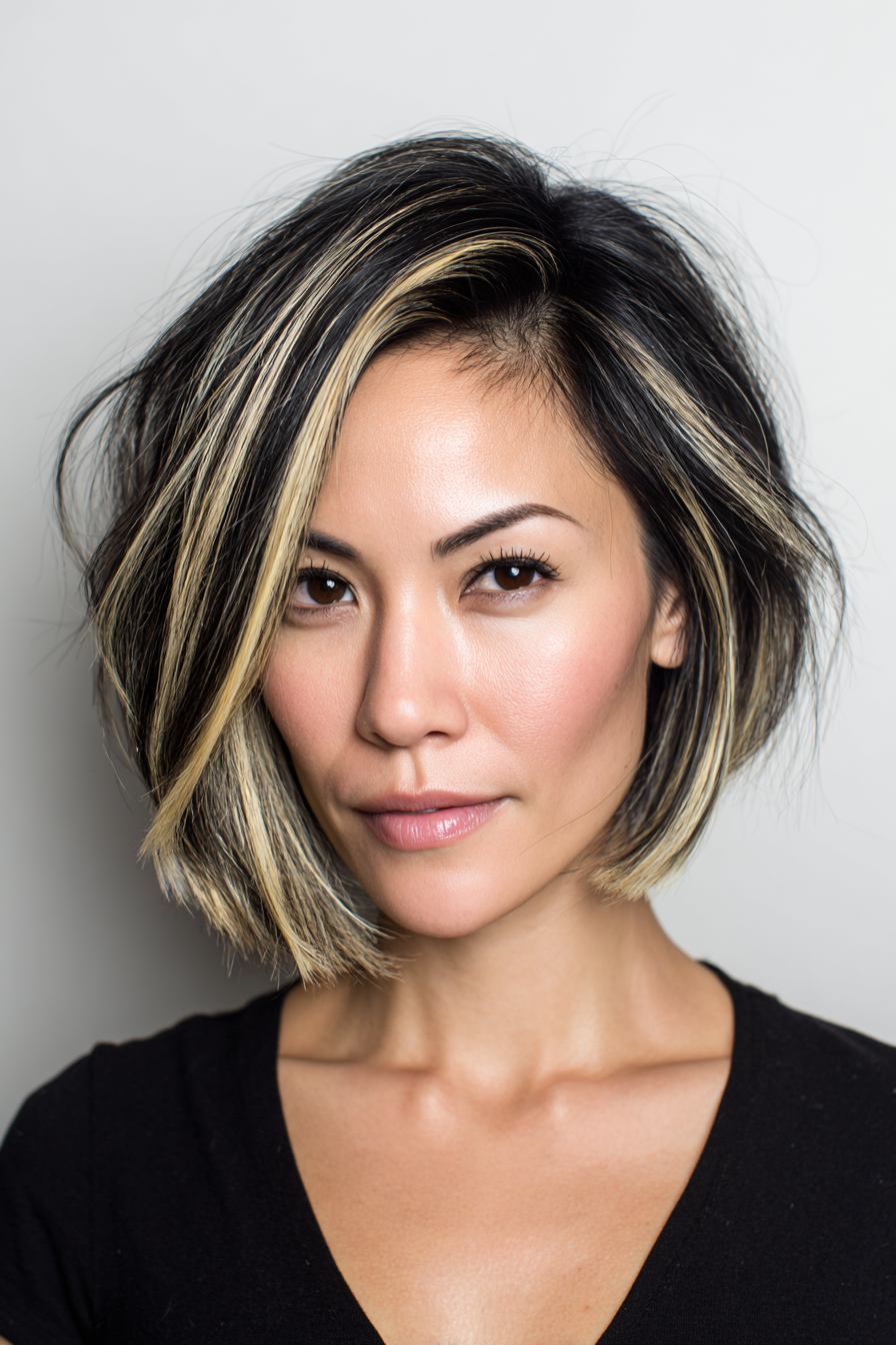 Black_Hair_With_Blonde_Highlights_2