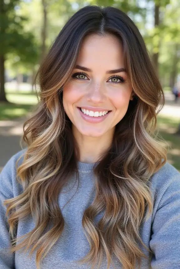 ashy blonde balayage transformation