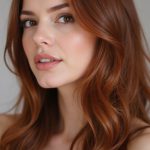 auburn straight hair styles