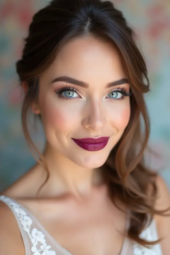 bold berry lips elegance