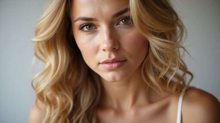 bouncy golden blonde curls