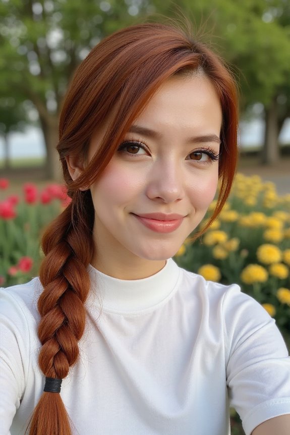 braided ponytail hairstyle tutorial