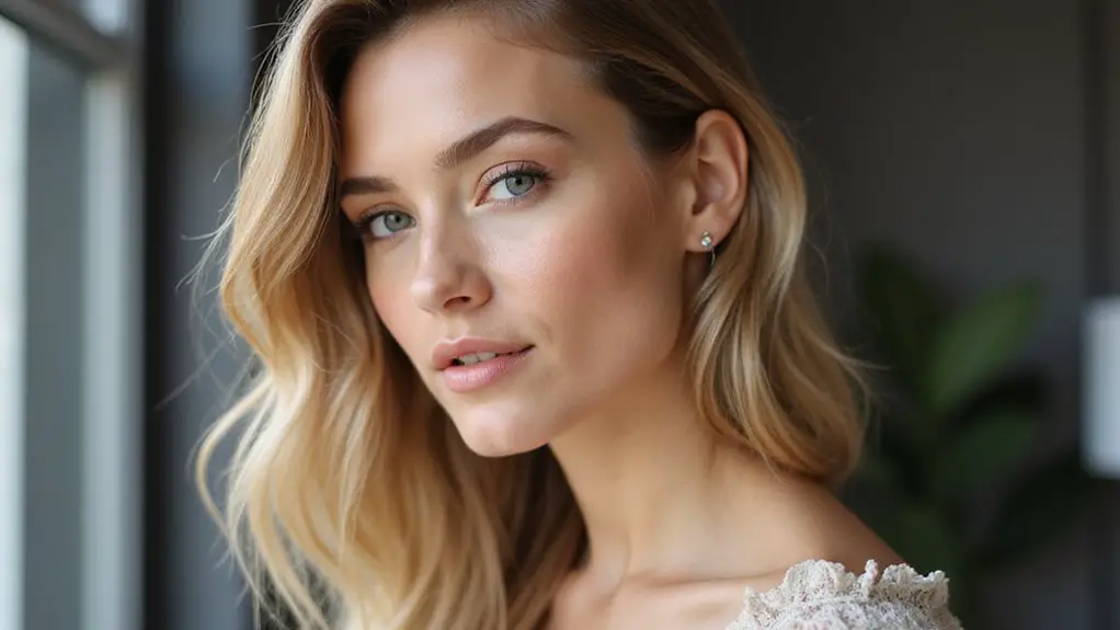 chic dirty blonde lob styles