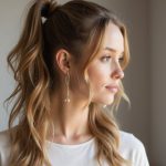 chic messy ponytail hairstyles