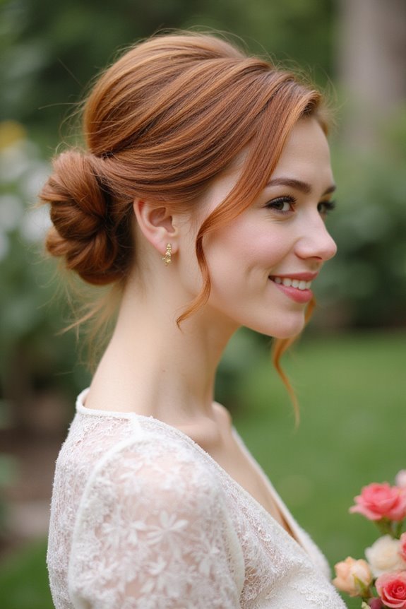 chic polished chignon hairstyle