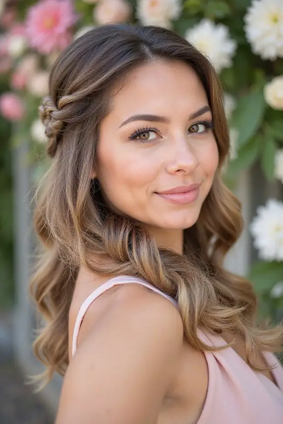 chic twisted side braid