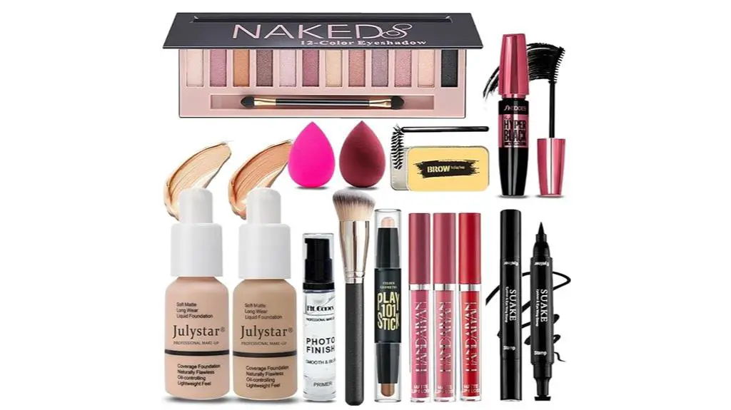 comprehensive women s makeup collection