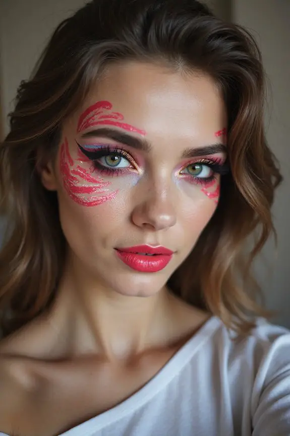 creative bold expressive makeup