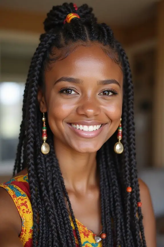 cultural cornrows with flair