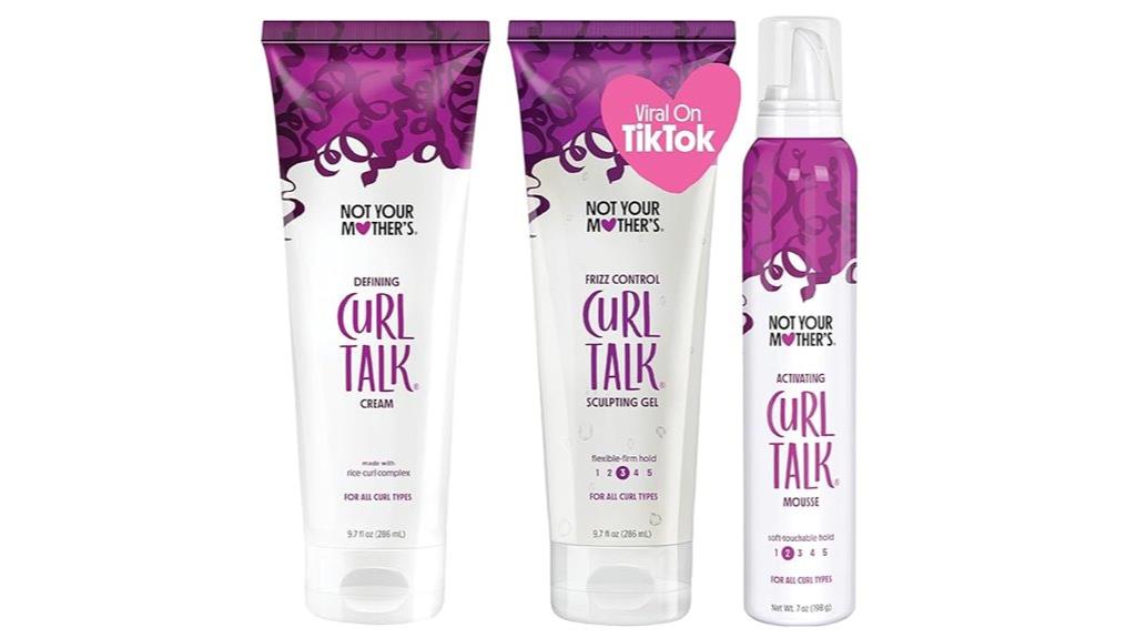 curl styling product set