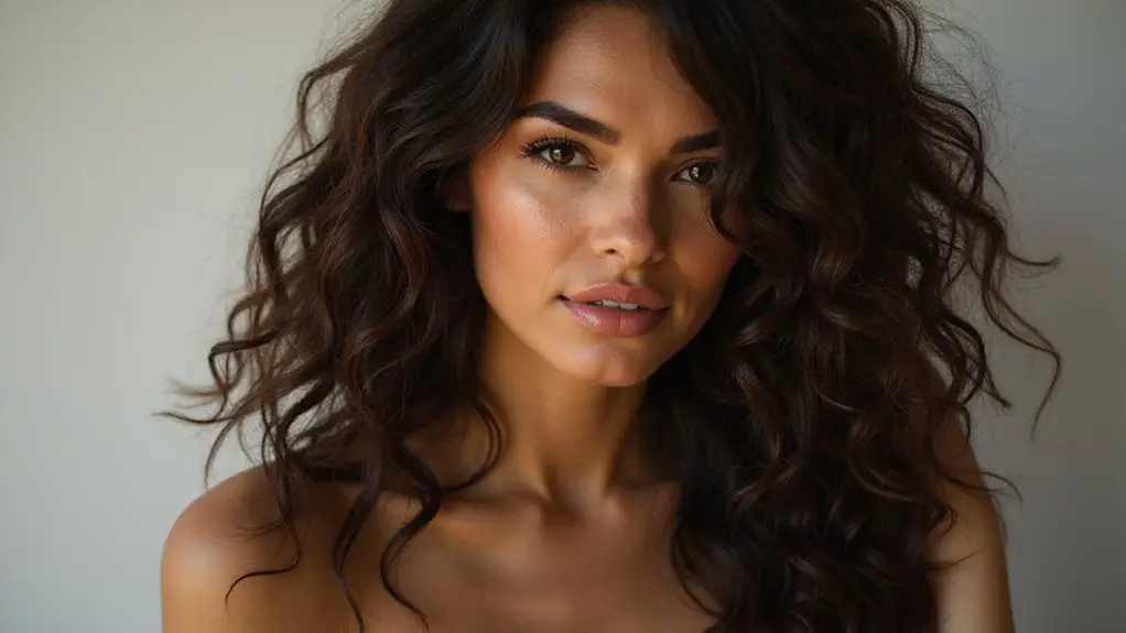 curly hairstyles for brunettes