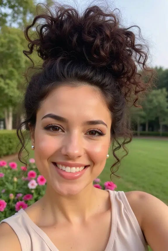 curly ponytail styling tips