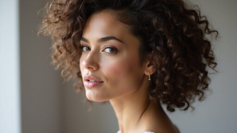 curly wedding hairstyle inspiration