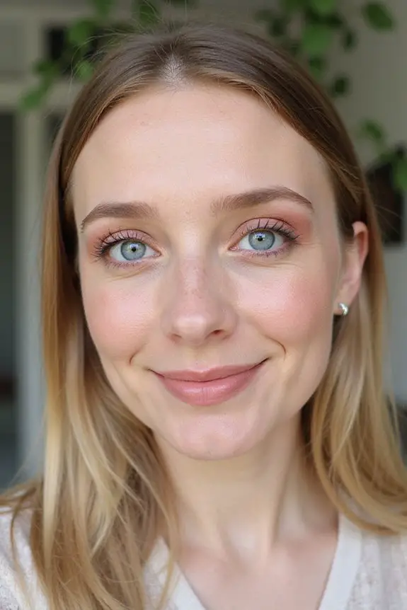 dusty rose eyeshadow elegance