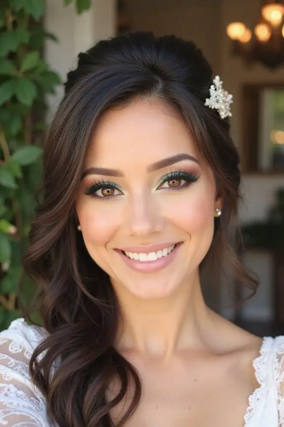 earthy bridal makeup twist