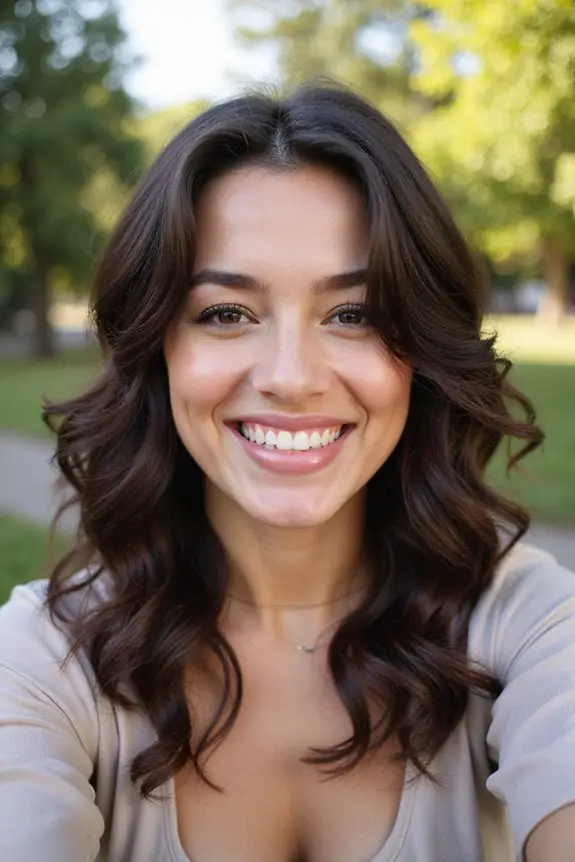 effortless loose curly updo