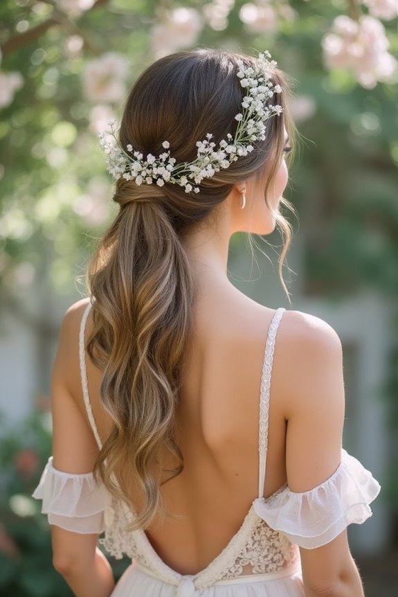 effortlessly chic low ponytail