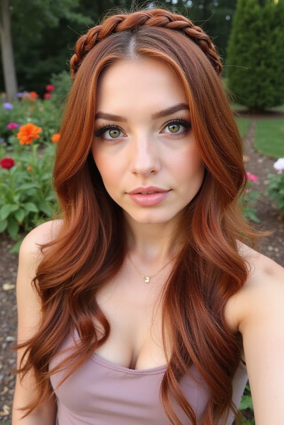 elegant braided crown hairstyle