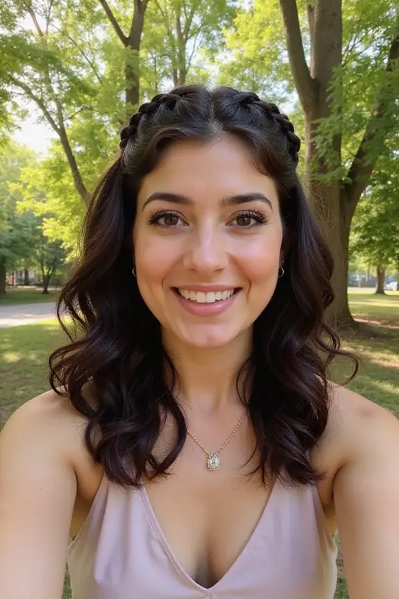 elegant braided crown hairstyle