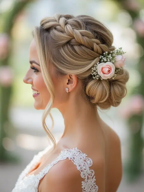 elegant braided updo styles