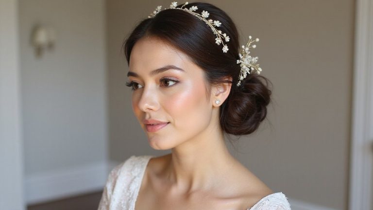 elegant bridal bun styles