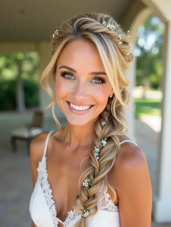 elegant fishtail braid hairstyle