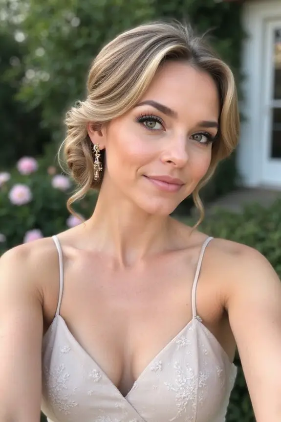 elegant simple chic hairstyle